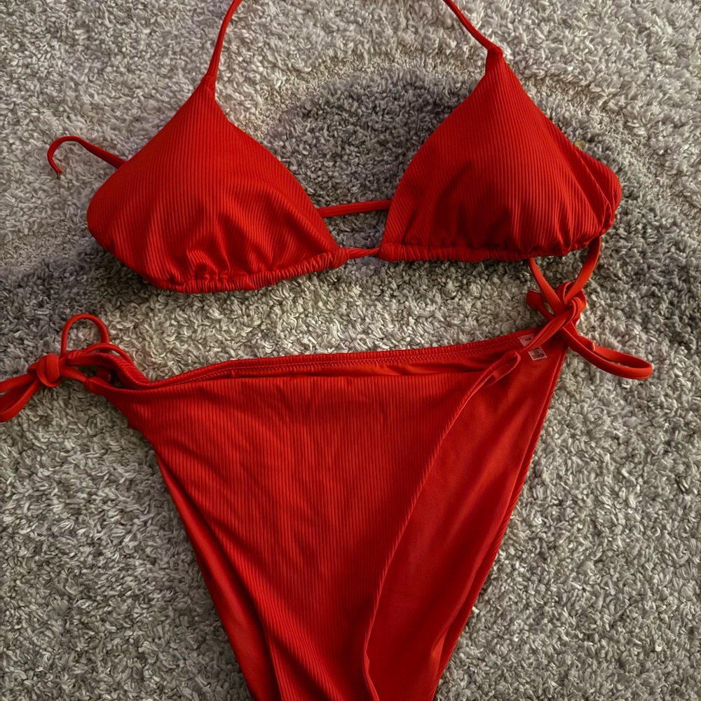 Red Bikini Set
